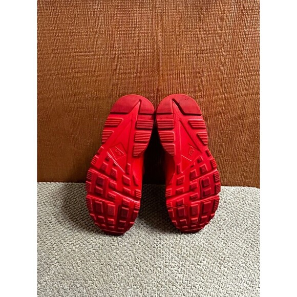 NIKE YOUTH AIR HUARACHE RUN # 654275-800 RED RUNNING SHOES SIZE 6Y - Picture 6 of 6